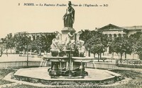 La Fontaine Pradier. Place de l'Esplanade