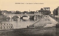 Les Quais et le Pont de Barlet -Lavandière