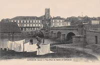 Vue Pont de Barlet et Cathédrale