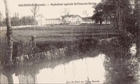Vue du Pont sur l'Eau Bourde .Orphelinat agricole 