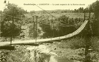 Lamentin - Le Pont Suspendu de la Ravine chaude