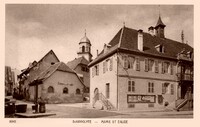 Saint-Hippolyte - Mairie et Église