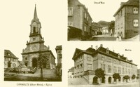Uffholtz - Église, Mairie, Grand' Rue