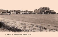 Calvi - Panorama vu de la Plage