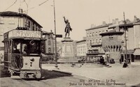 Statue la Fayette et Vieille Tour Pannessac