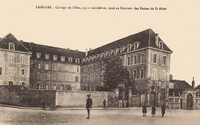 Collège de Filles, qui a succédé en 1906 au Couvent des Dames de St-Maur