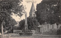 Place et Fontaine du Fort au Fond L'Eglise ancien Temple de Diane