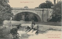 Le Pont sur la Garonne - Lavandières