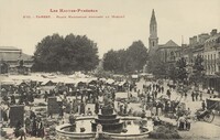 Place Marcadieu Pendant le Marché