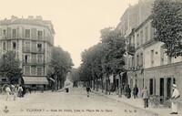 Rue de Paris près la Place de la Gare