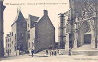 L'Hôtel de Ville et le Portail de l'Église St-Léonard