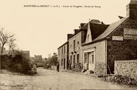 La Bazouge-du-Désert - Route de Fougères - Sortie du Bourg