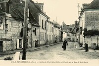 Sortie du Pont Saint-Gilles et Entrée de la Rue de la Liberté