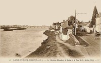 Les Maisons Blanches, la Loire et le Pont de la Motte