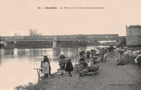 Le Pont sur le Cher et les Lavandières