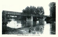 Le Pont sur la Creuse - Lavandière