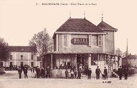 Hôtel Flavin et la Gare