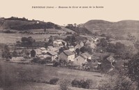 Panossas - Hameau du girer et mont de la Salette