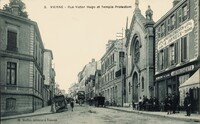 Rue Victor Hugo et Temple Protestant
