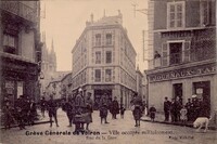 Grève Générale de Voiron .Rue de la Gare