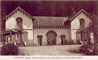 Maison forestière du Chevreuil dans la Forêt de la Joux