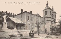 Eglise ,Mairie et le Monument aux Morts