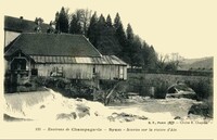 Scieries sur la rivière d'Ain