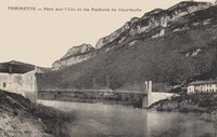 Thoirette-Coisia - Pont sur l'Ain et les Rochers de Courtoufle