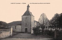 L'Eglise et le Monument aux Morts de la Guerre