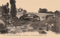 SAINT-PERAY  - Le Vieux Pont de Pierre _Lavandière