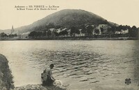 VIRIEUX  - La Meuse -Le Mont Virieux et la Route de Givet -Lavandière