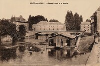 ARCIS sur AUBE - Le Bateau-Lavoir et le Moulin