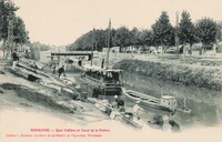 NARBONNE - Quai Vallière et Canal de la Robine _Lavandières