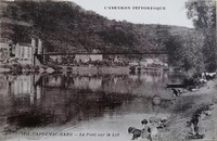 CAPDENAC-GARE - Le Pont sur le Lot -Lavandières