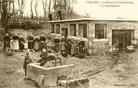 CALLAC - Le  Lavoir et la fontaine de Guerhallou