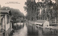 ETRÈCHY - La Juine et le Lavoir d'Auvers