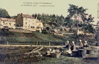 LE MAZET-St-VOY  - Le Lavoir et la Ville