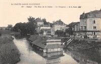 GRAY - Un Bras de la Saône - Le Drugeon - Lavoir