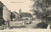 FOUGEROLLES - Place Charton - Lavoir