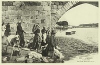 LIMOGES - Laveuses du Pont Saint-Etienne