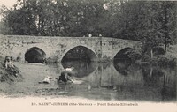 SAINT-JUNIEN  - _Pont Sainte Elisabeth _ Lavandière