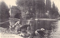 IZEURES - Le Moulin sur la Creuse - Lavandières