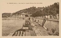 VIENNNE -Les Quais et L'Ancien Château-Fort de la Bâtie