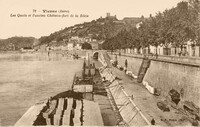 VIENNE - Les Quais et L'Ancien Château-Fort de la Bâtie