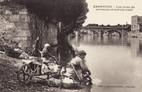 ARGENTON -Les rives de la Creuse et le Pont-Neuf