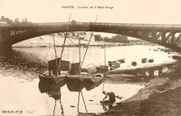 NANTES  - Le Pont de la Motte Rouge  - Lavandière