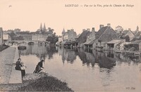 SAINT-LO - Vue sur le Vire - Lavandière