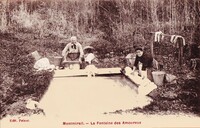 MONTMIRAIL  - La Fontaine des Amoureux -Lavandières