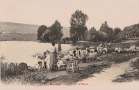 DORMANS - Lavoirs sur la Marne - Lavandières