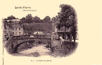 SAINT PIERRE - Le Pont de pierre